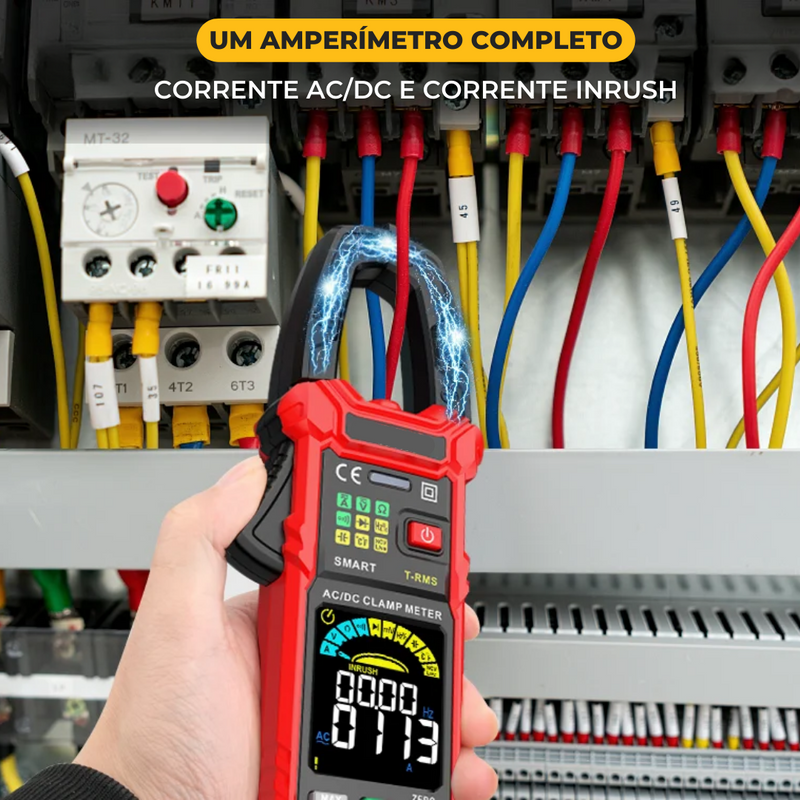Alicate Amperímetro Inteligente King + 2 BRINDES