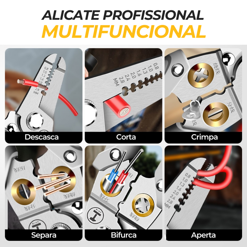 Alicate Multifuncional Profissional