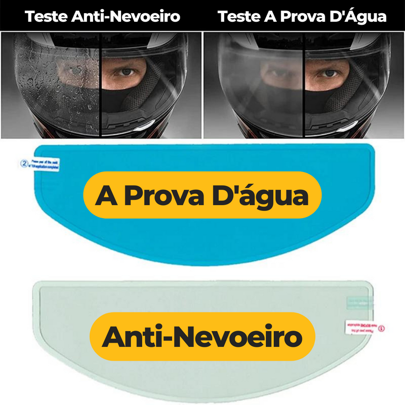 Película para Capacete Anti-Nevoeiro