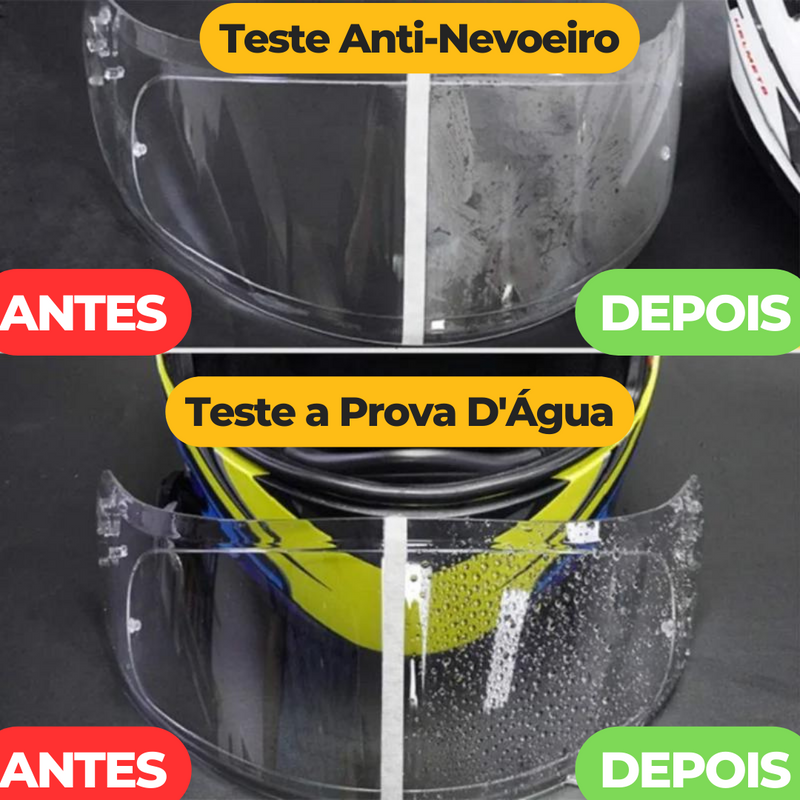 Película para Capacete Anti-Nevoeiro