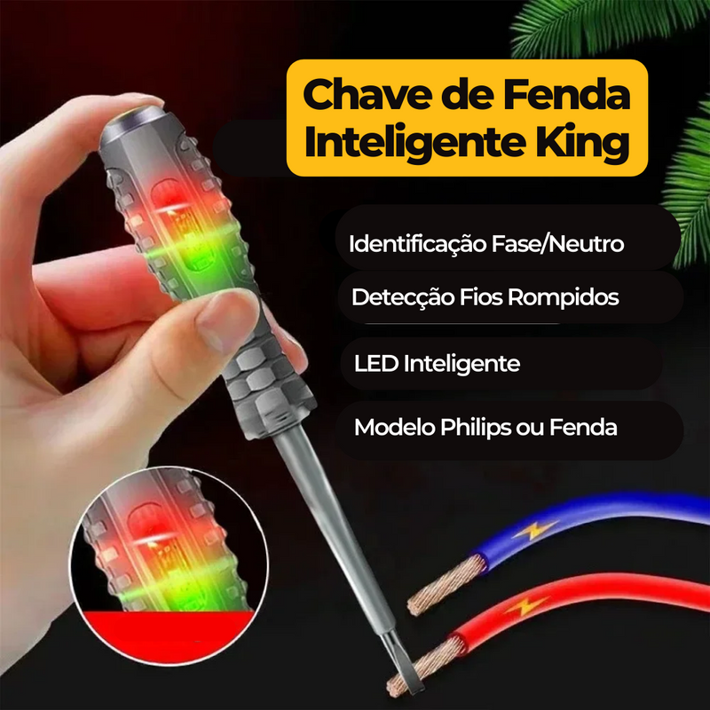 Chave de Fenda Inteligente King + FRETE GRÁTIS