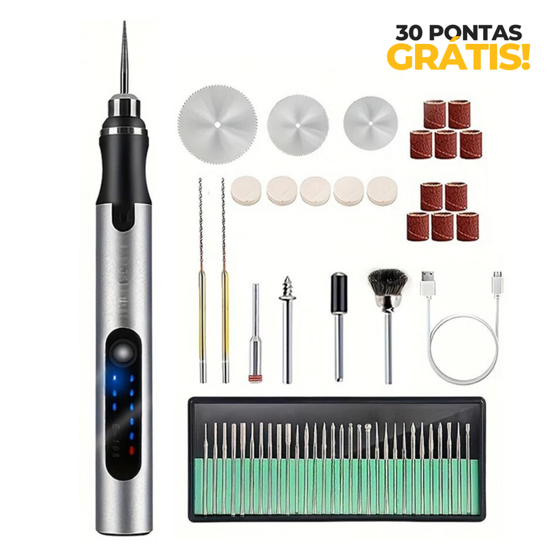 Caneta Elétrica de Gravação 56pcs Criare™