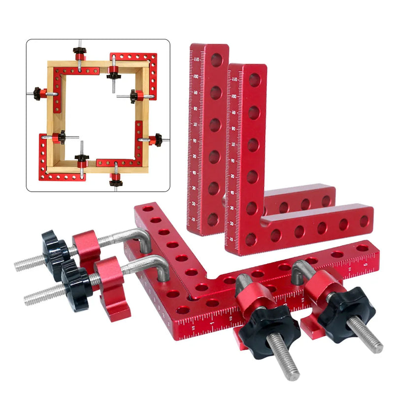 Kit Grampo Sargento Angular 90° em Alumínio Anodizado - Tooltek