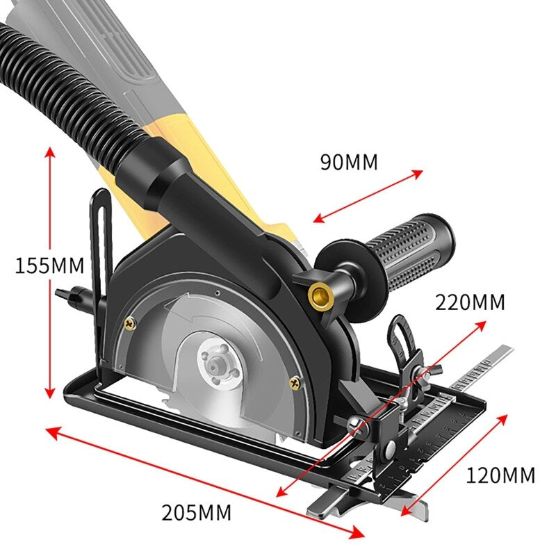 Suporte Adaptador Angular Base Guia Esmerilhadeira Lixadeira 115mm/125mm - Frete Grátis