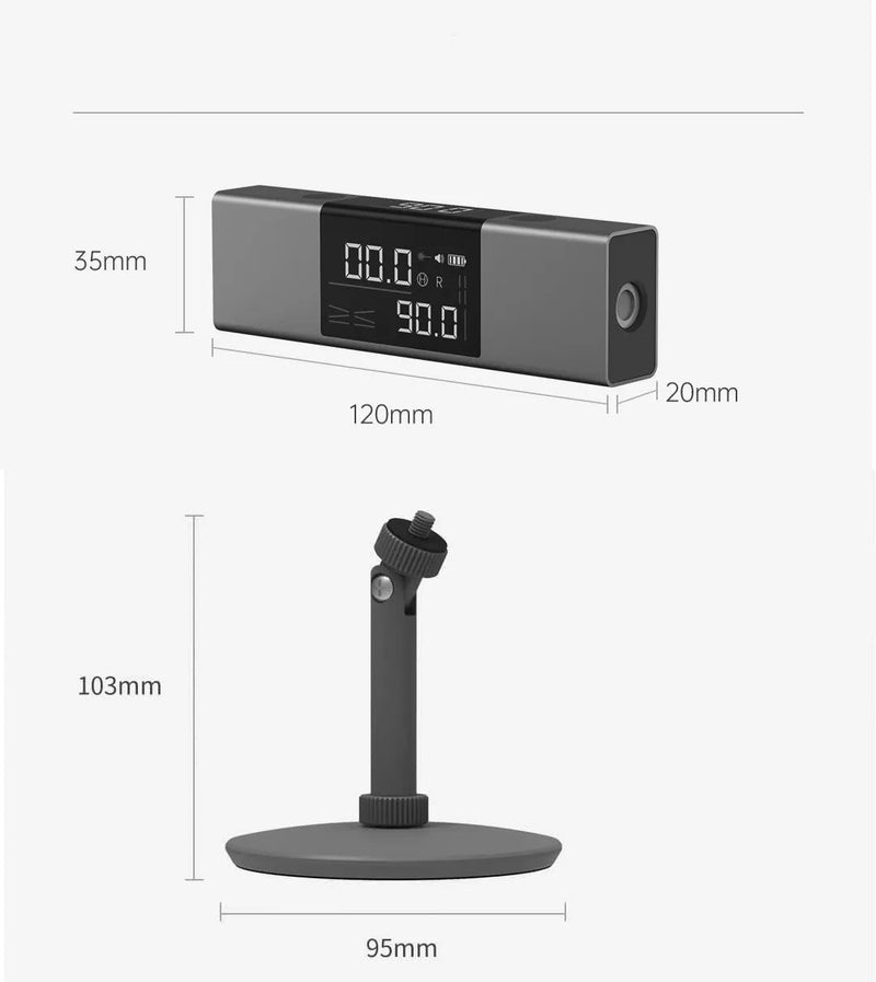 Medidor de Ângulo Duplo Laser