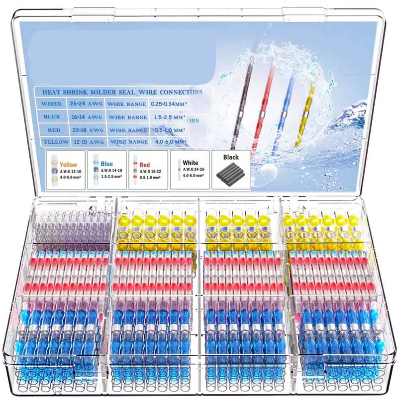 Kit Conector TermoRetrátil SOLDERSEAL 2 em 1: Solda e Isola [FRETE GRÁTIS]