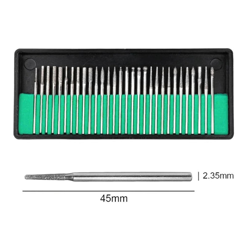 Kit 30 Brocas Para Mini Retifica