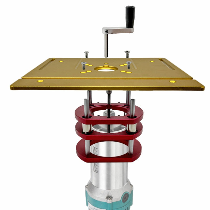 Base de elevação para roteadores de mesa