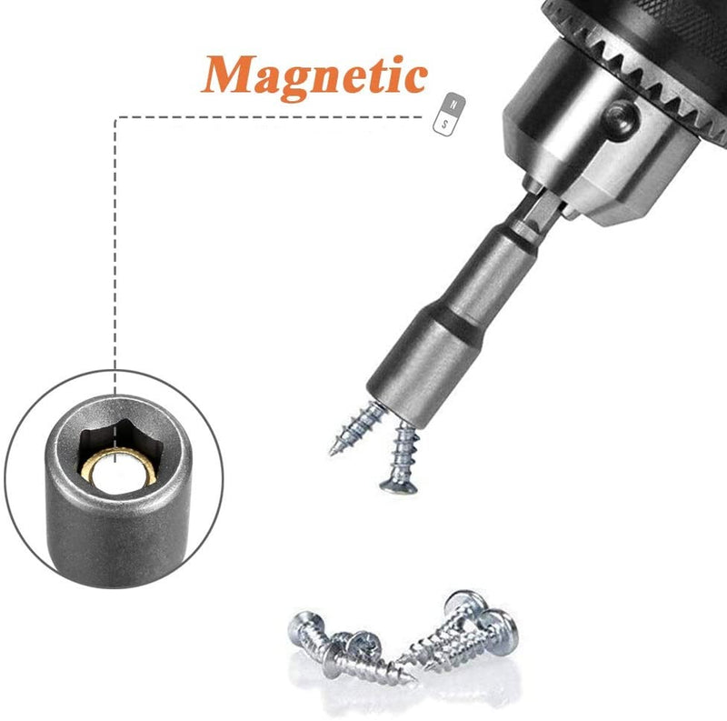 Kit de Soquete de Impacto com Porca Magnética