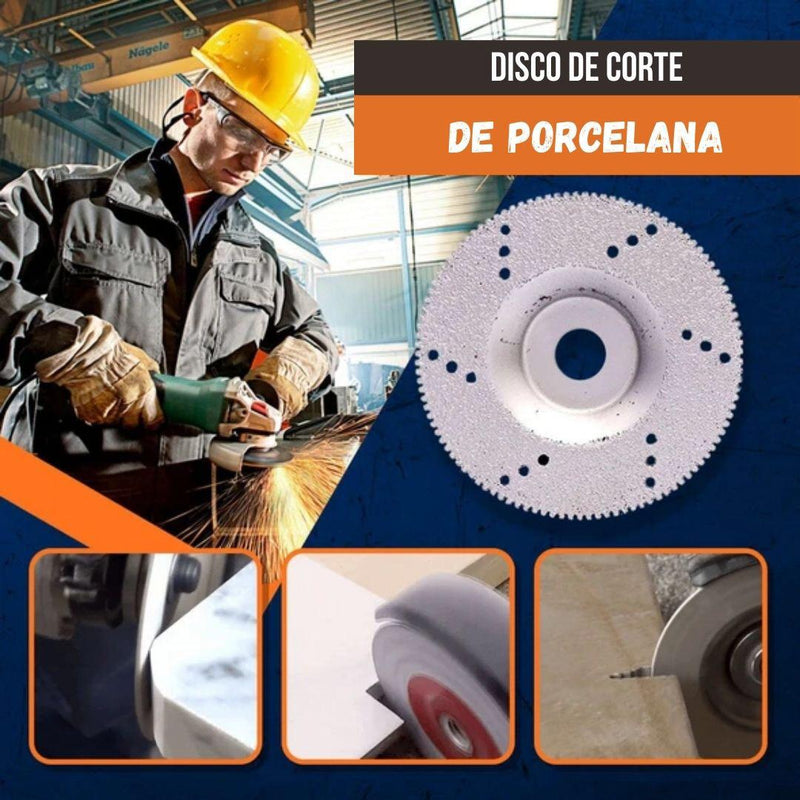 Disco de corte de porcelana profissional 3 em 1