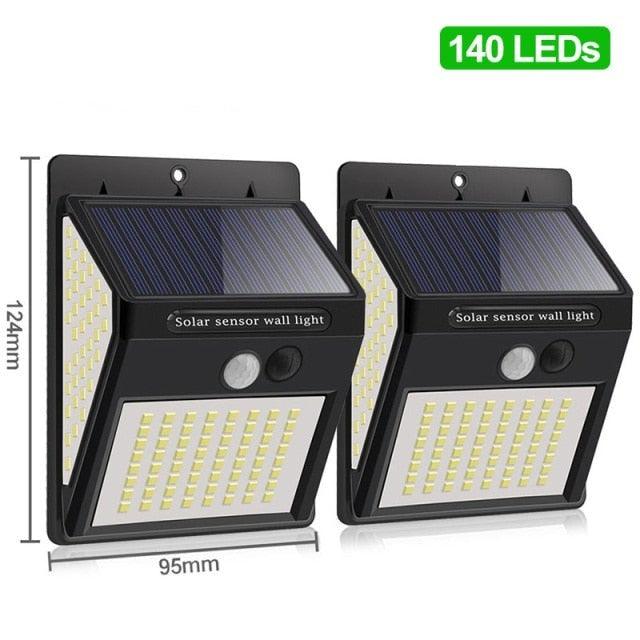 LUZ LED - À prova d 'água com sensor de movimento movido a energia solar!