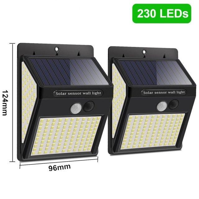 LUZ LED - À prova d 'água com sensor de movimento movido a energia solar!