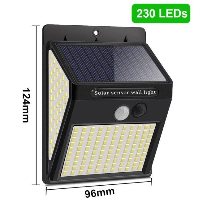 LUZ LED - À prova d 'água com sensor de movimento movido a energia solar!