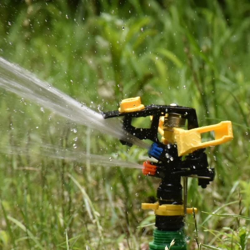 Irrigador de jardim com rotação 360 graus bico ajustável