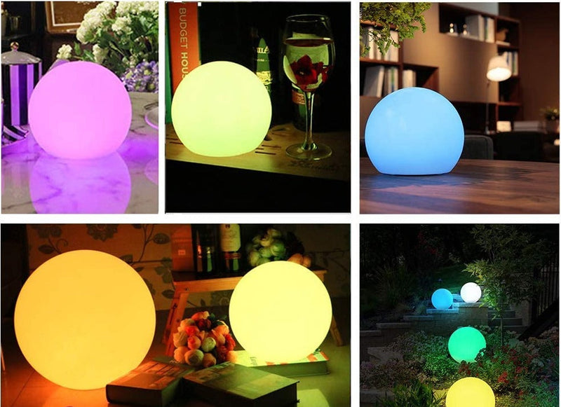 Luminária LED multicolorida à prova d'água para jardim e piscina